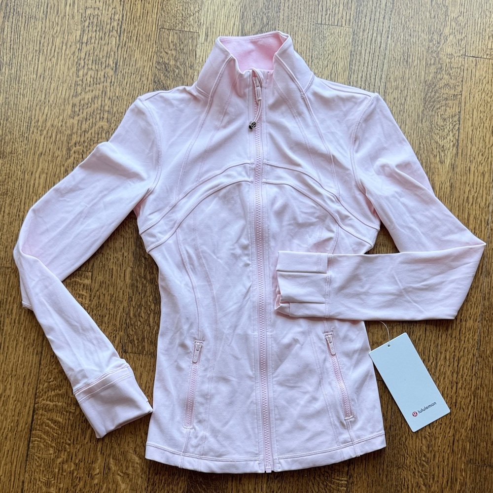 Lululemon Define Jacket Nulu Strawberry Milkshake Size 4 Women's NWT